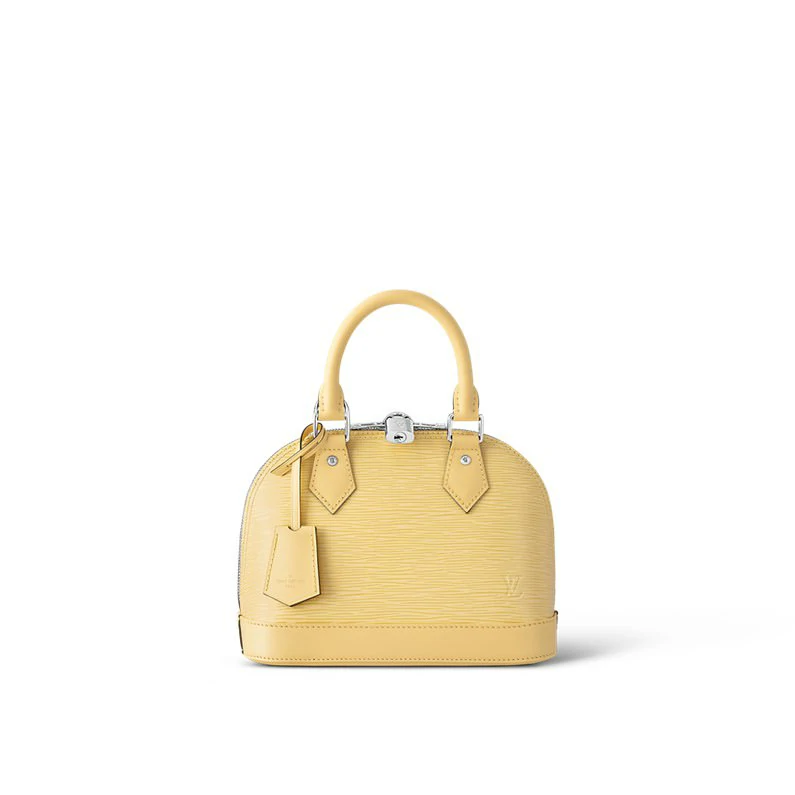 Louis Vuitton Alma Bb Epi nahkainen käsilaukku - Jaune Plume Yellow