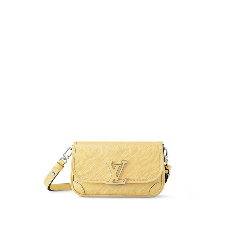 Louis Vuitton Buci Epi nahkainen käsilaukku - Jaune Plume Yellow