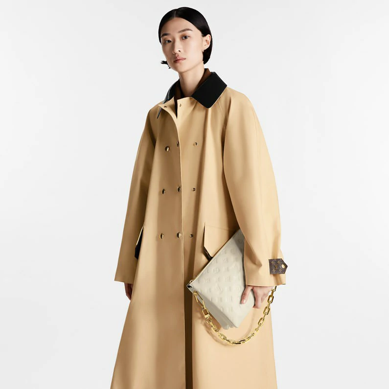 Louis Vuitton Coussin PM Bag Fashion nahkainen käsilaukku - Kermanvärinen