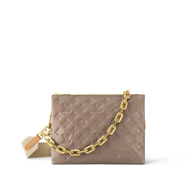 Louis Vuitton Coussin PM Bag Fashion nahkainen käsilaukku - Taupe Ruskea