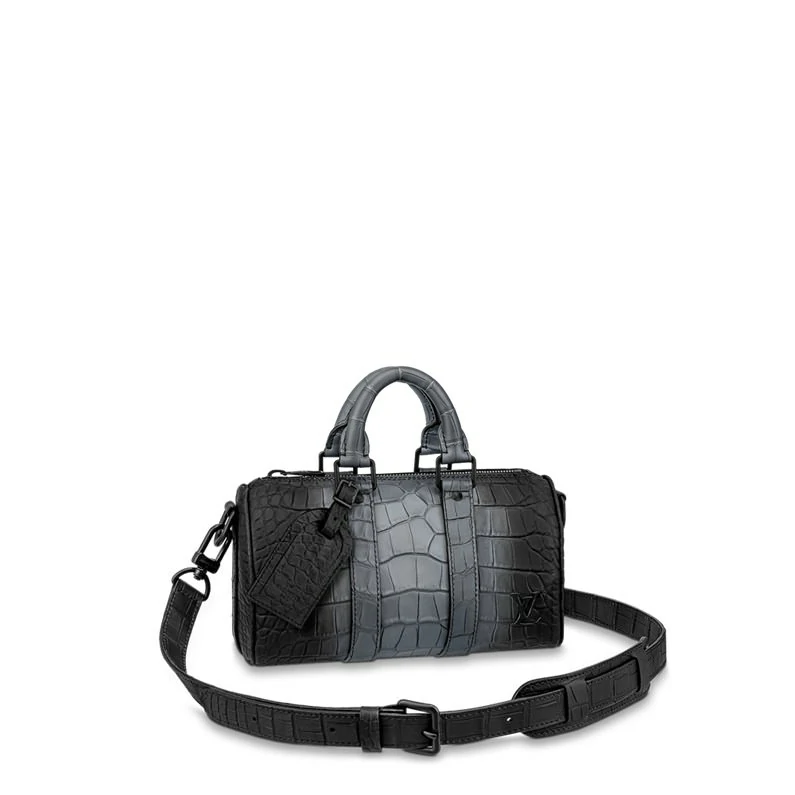 Louis Vuitton Keepall 25 Bag Crocodilien Matte Travel