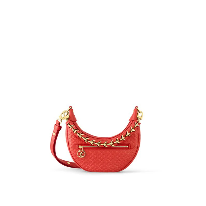 Louis Vuitton Loop Fashion nahkainen käsilaukku - Punainen