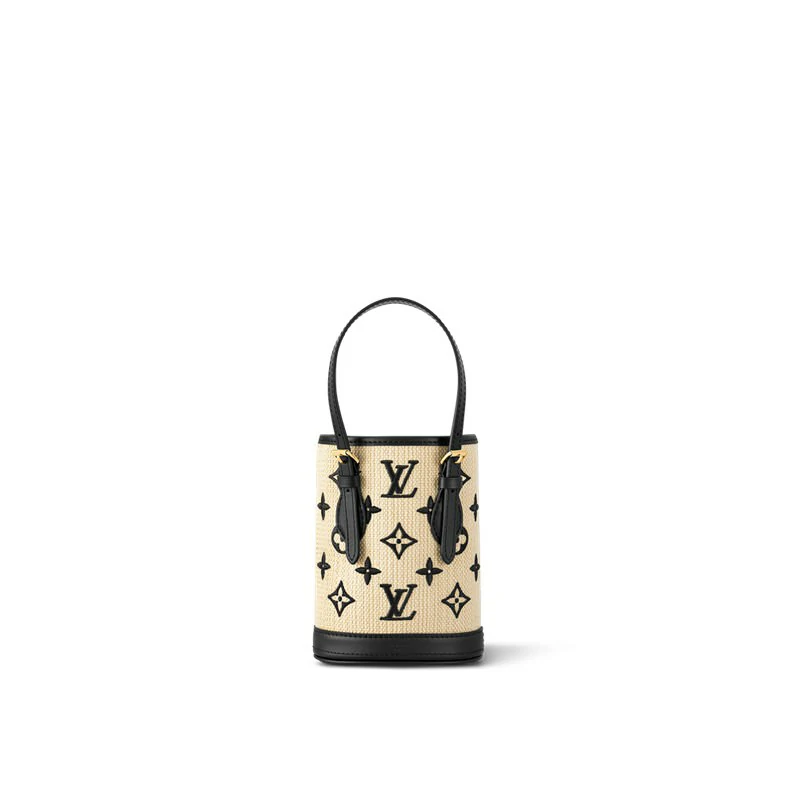 Louis Vuitton Nano Bucket Muut monogrammikangaslompakot ja pienet nahkatavarat - Musta