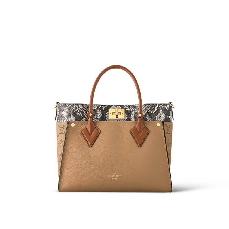 Louis Vuitton On My Side MM Autres High End -käsilaukku - Arizona beige/rusketus