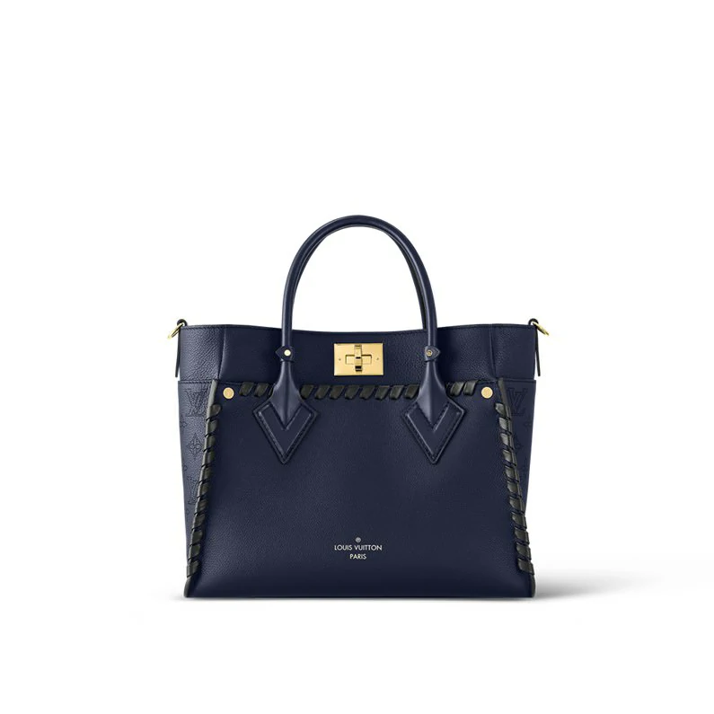Louis Vuitton On My Side MM Bag Autres High End käsilaukku - Laivastonsininen