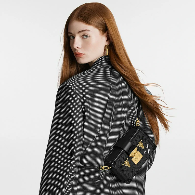 Louis Vuitton Petite Malle Bag Epi nahkainen käsilaukku - Musta