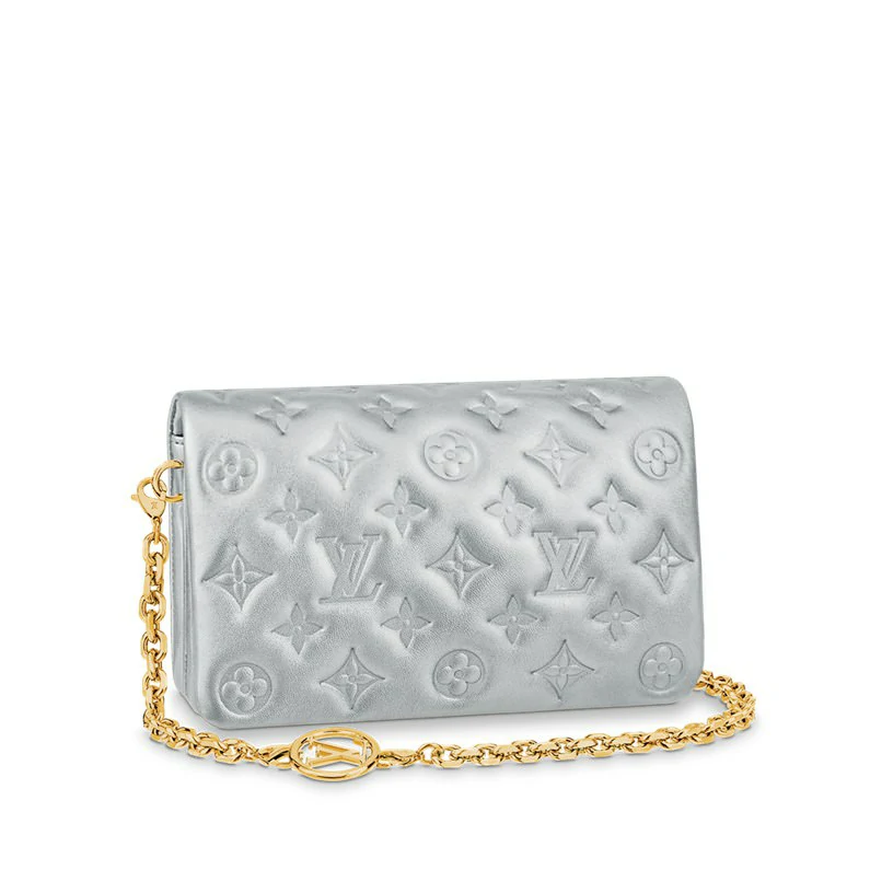 Louis Vuitton Pochette Coussin Fashion nahkalompakot ja pienet nahkatavarat - Hopea