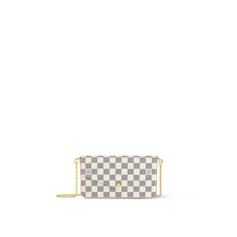 Louis Vuitton Pochette Félicie Damier Azur Canvas-lompakot ja pienet nahkatavarat