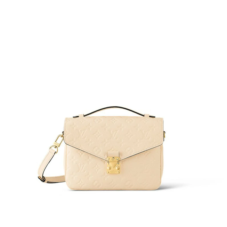 Louis Vuitton Pochette Métis Monogram Empreinte nahkainen käsilaukku - Kermanvärinen beige