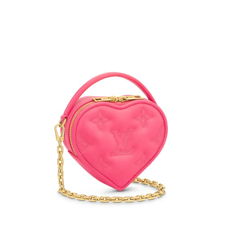 Louis Vuitton Pop My Heart Pouch Bubblegram-lompakot ja pienet nahkatavarat - Pink