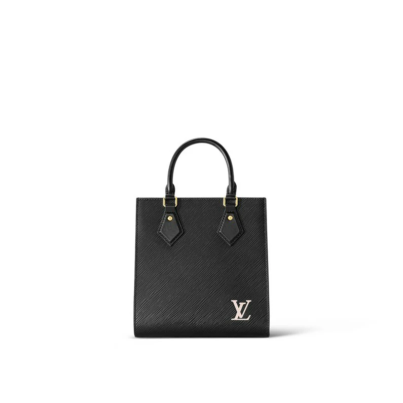 Louis Vuitton Sac Plat Bb Bag Epi nahkainen käsilaukku - Musta