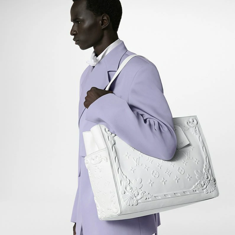 Louis Vuitton Sac Plat Kangaskassi Muut nahkalaukut - Optic White