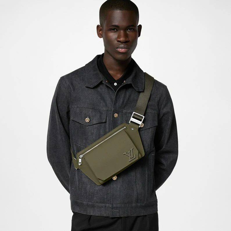 Louis Vuitton Takeoff Sling Bag Lv Aerogram Bags - Khaki Green