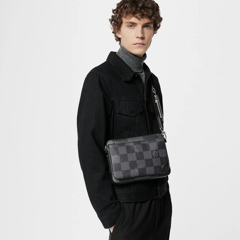 Louis Vuitton Trio Messenger Bag Damier Graphite Canvas Laukut