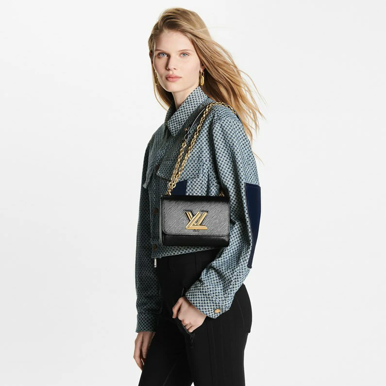 Louis Vuitton Twist PM Bag Epi nahkainen käsilaukku - Musta