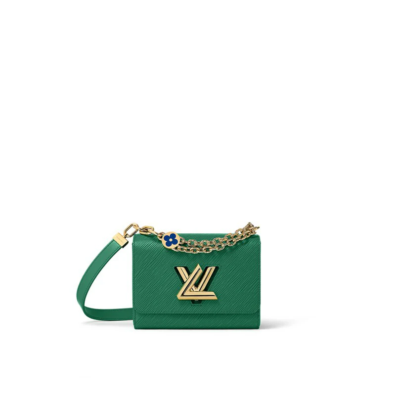 Louis Vuitton Twist PM Bag Epi nahkainen käsilaukku - Serpentiininvihreä