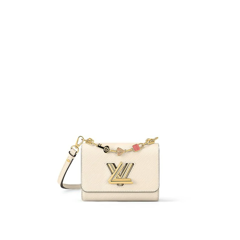 Louis Vuitton Twist PM Bag Epi nahkainen käsilaukku - Valkoinen