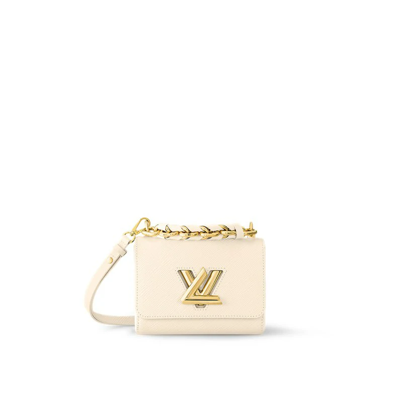 Louis Vuitton Twist PM Epi nahkainen käsilaukku - Quartz White