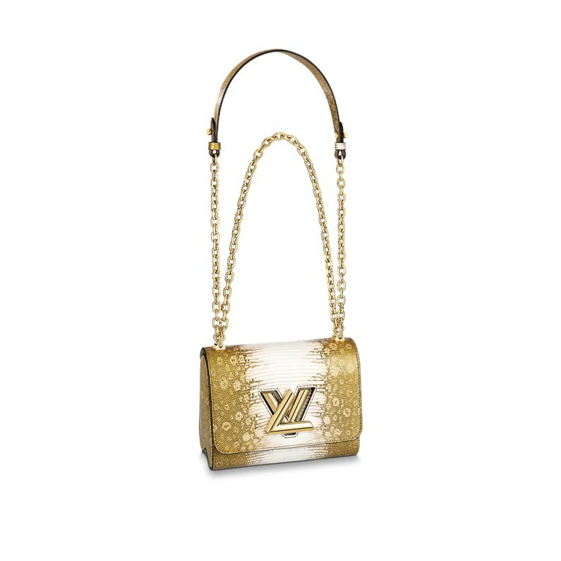 Louis Vuitton Twist PM Lezard -käsilaukku - Vegetal Luxe Beige